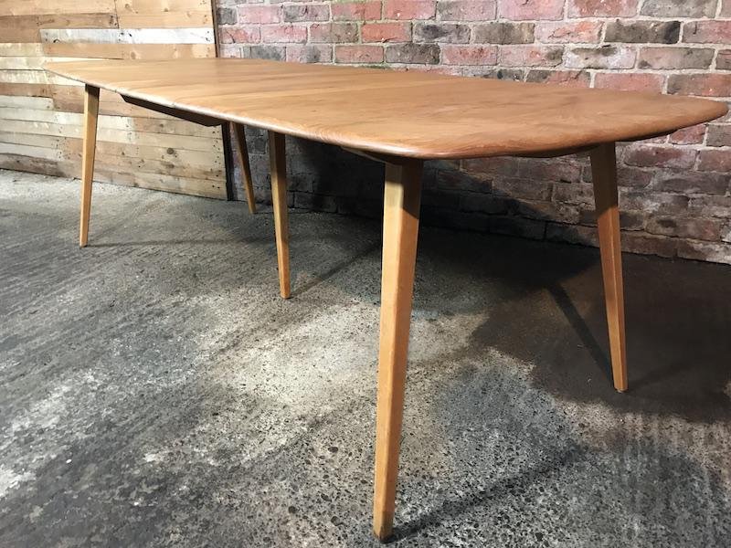 Large Extendable 5 Legged Dining Table From Ecrol For Sale At Pamono