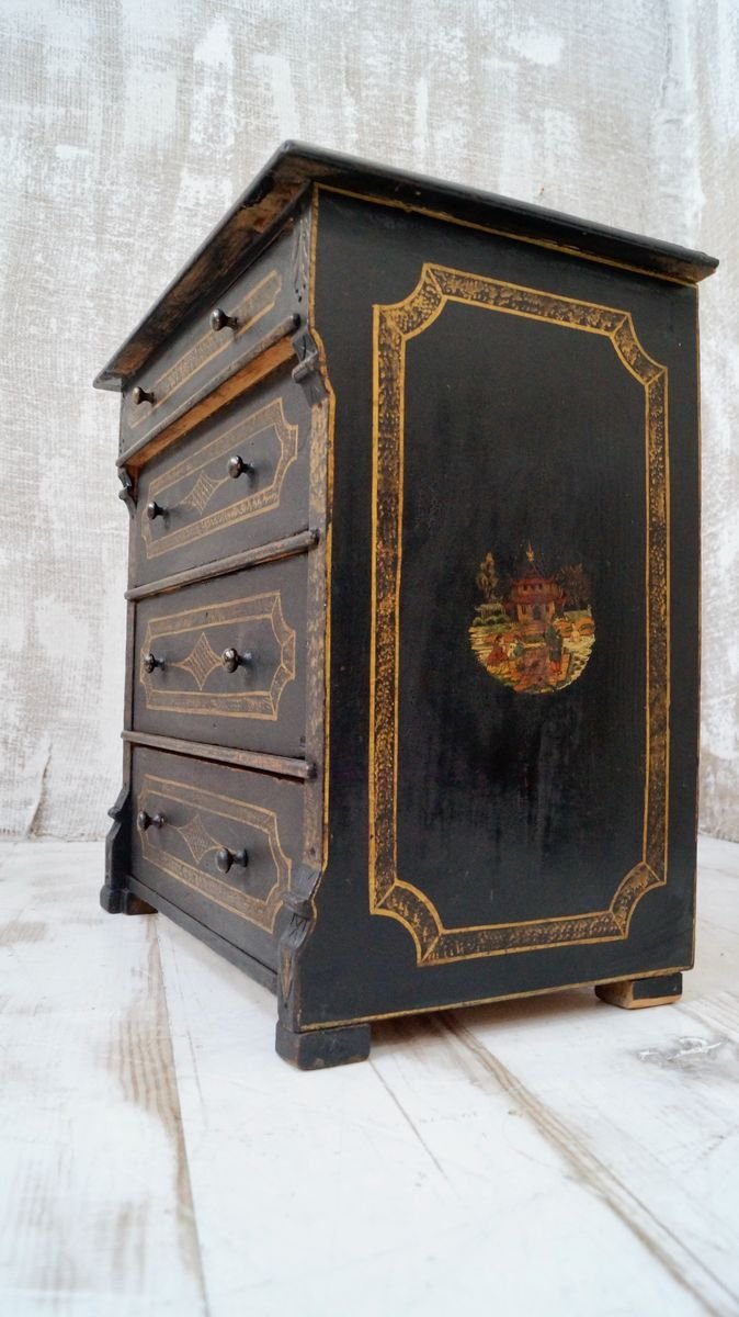 Antique Chinoiserie Chest of Drawers for sale at Pamono