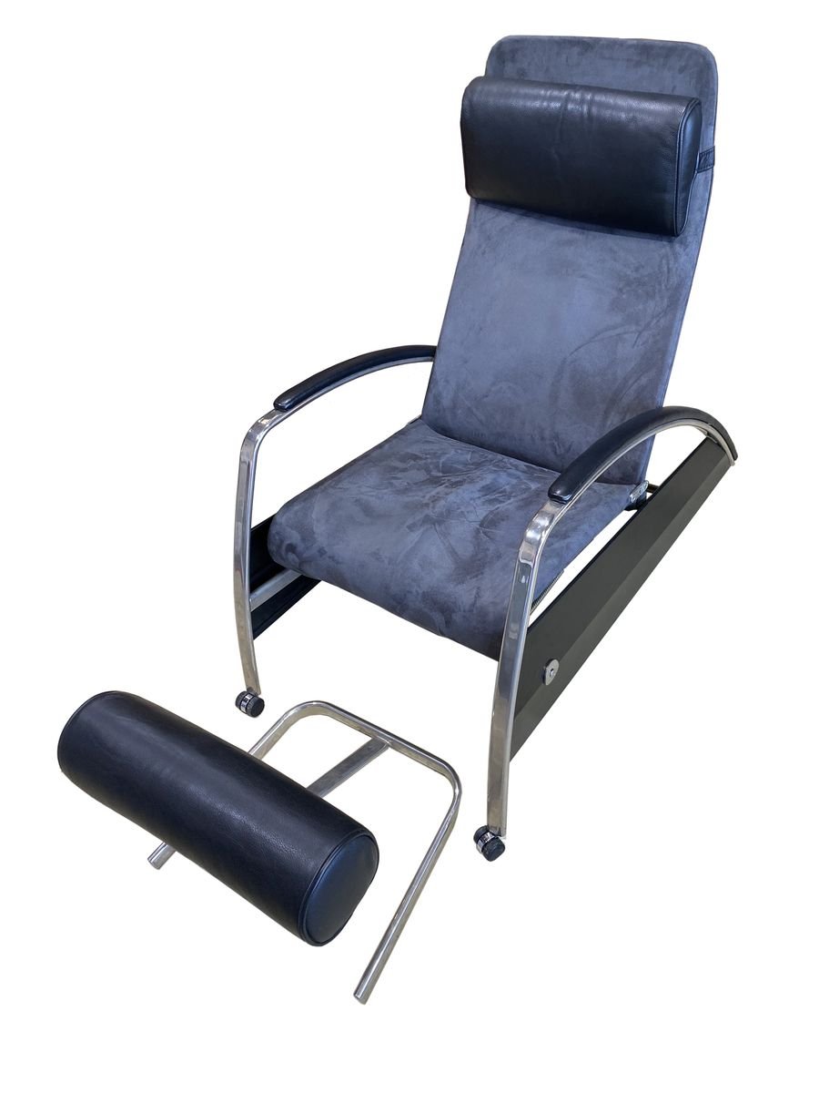 Large Lounge Chair Ottoman By Jean Prouve For Tecta 1980s Set Of 2 For Sale At Pamono