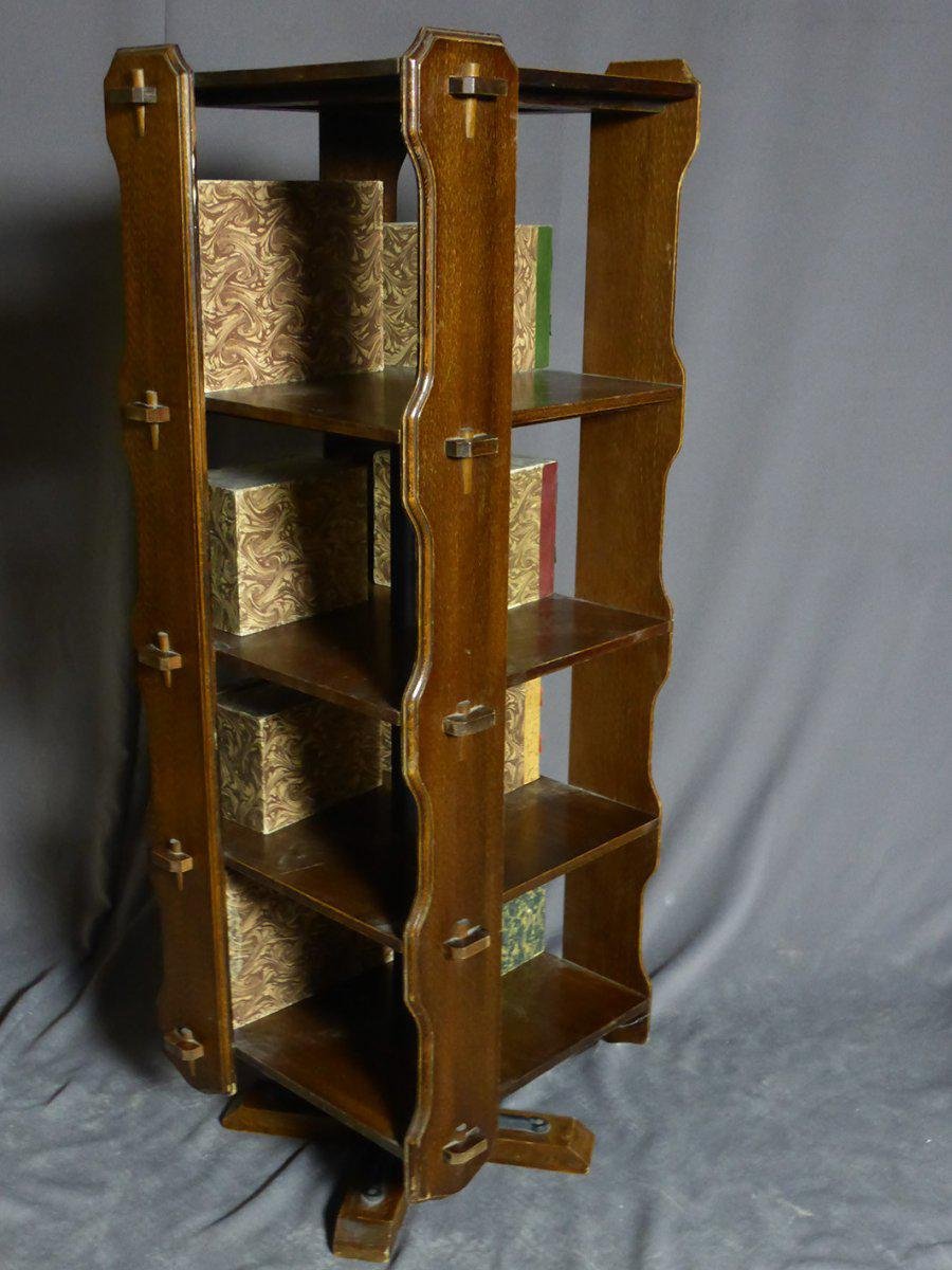 Vintage Rotating Bookcase for sale at Pamono