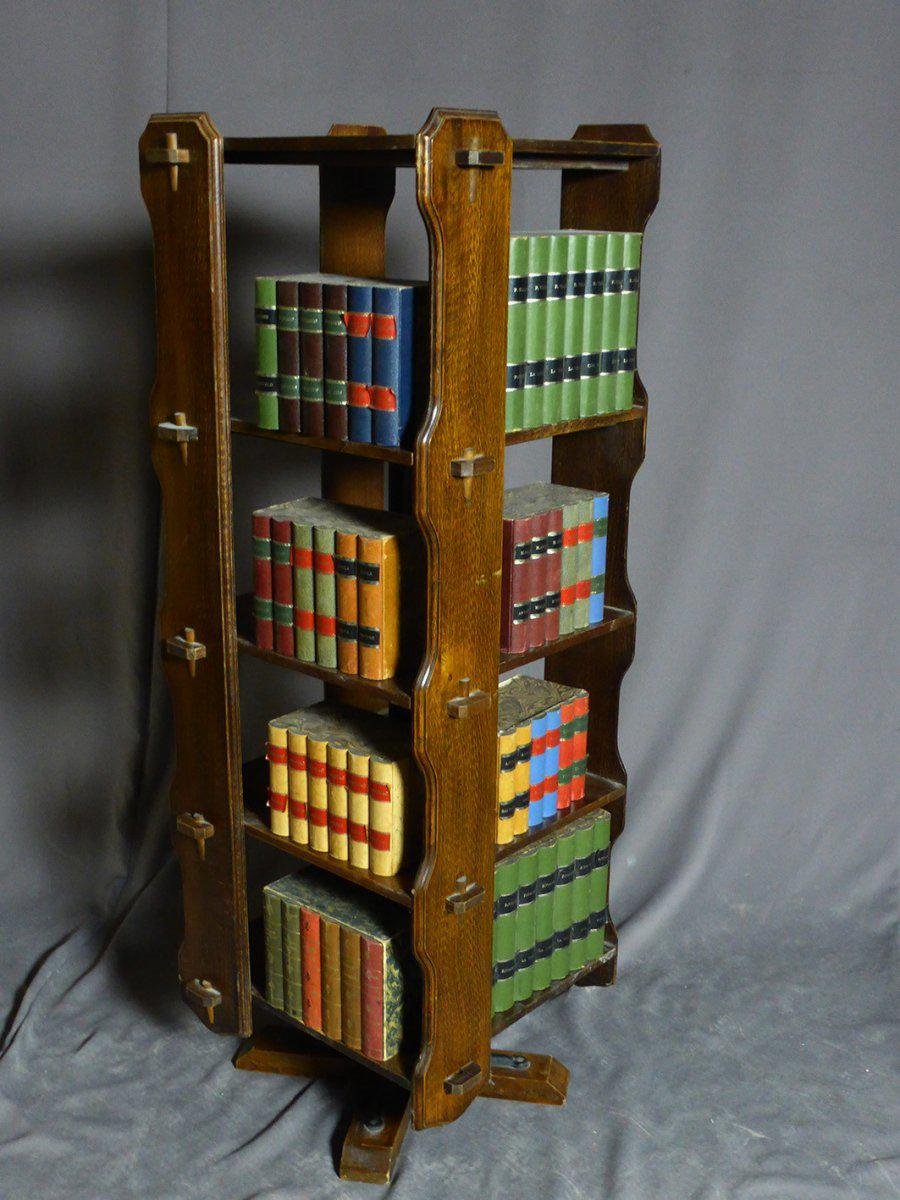 Drehbares Vintage Bücherregal bei Pamono kaufen