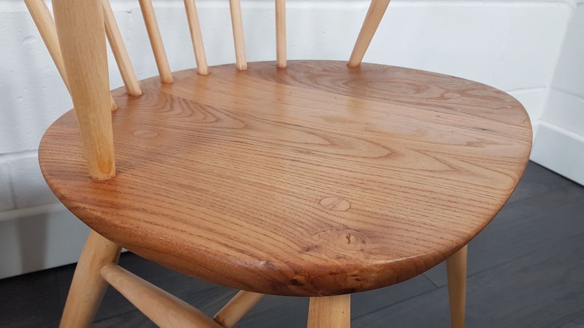 Cowhorn Dining Chair by Lucian Ercolani for Ercol, 1960s for sale at Pamono