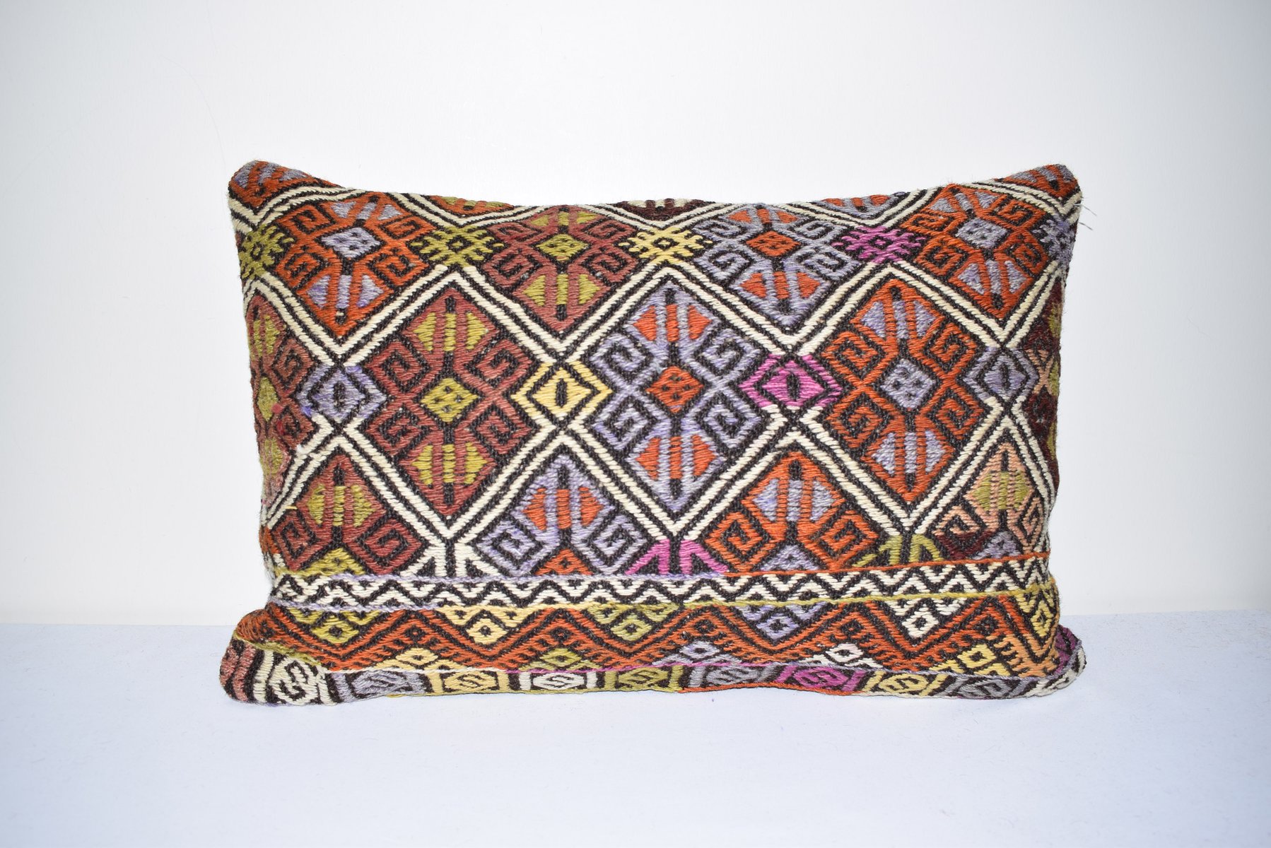Turkish Rug Pillow Cover,16x24 inc,Turkish Cushions,40x60 cm,Decorative Pillow,Turkish Rug Pillow,Home Decor,Turkish Kilim Pillow,Rug Pillow