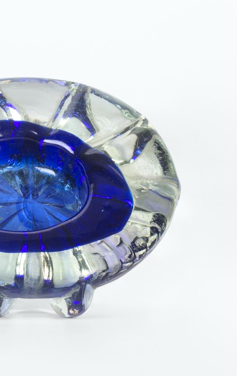 Vintage Cobalt Blue Glass Ashtray Italy 1970s For Sale At Pamono vintage cobalt blue glass ashtray italy 1970s