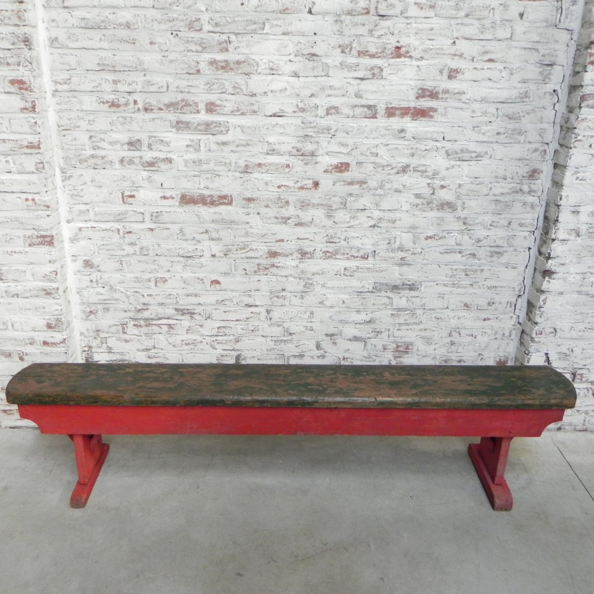 Long Wooden Bench