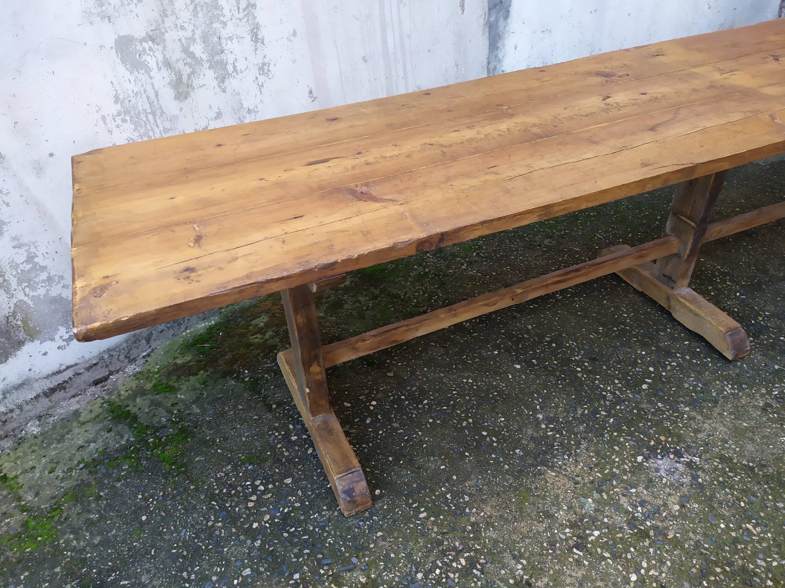 Antiker Farmhaus Esstisch bei Pamono kaufen