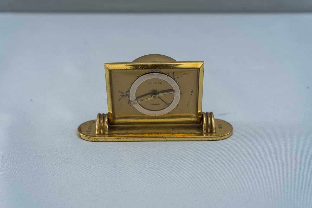 Réveil Mécanique Europa 001 Chevillot - Pièce De Mouvement D'horlogerie Neuve Sans étiquette - Fabriqué En France