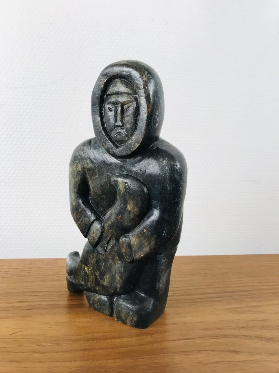 Vintage Inuit Soapstone Carving for sale at Pamono