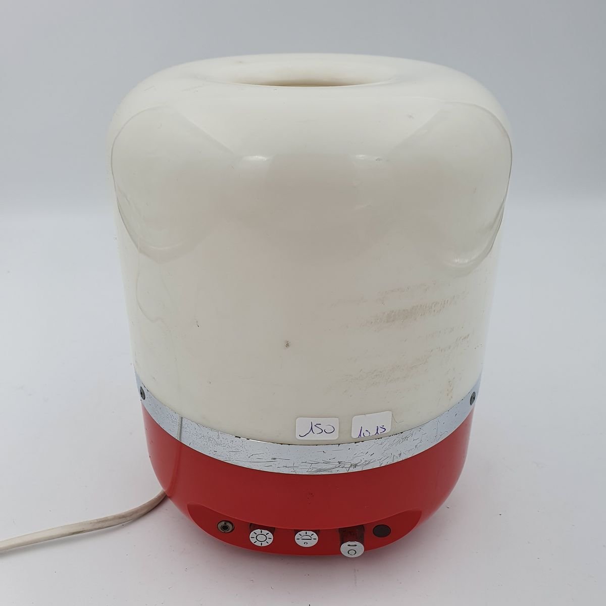 Lampe radio vintage orange d'Adriano Rampoldi pour Europhon. Année 70