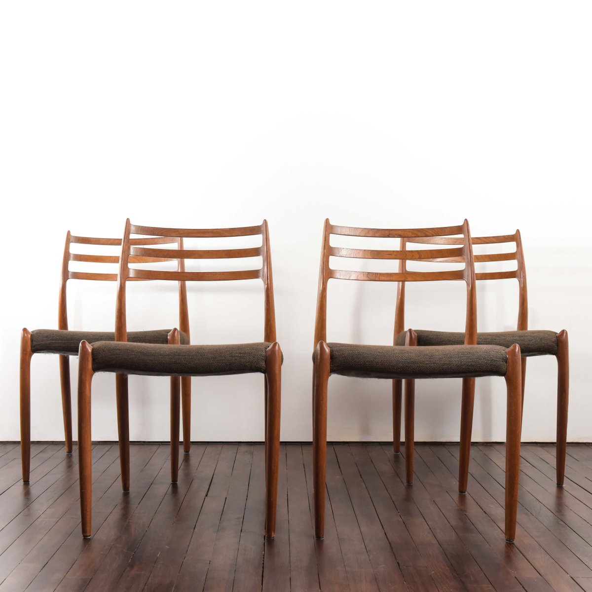 model 78 teak dining chairs by niels otto moller for j l mollers 1960s set of 4 OA-819790