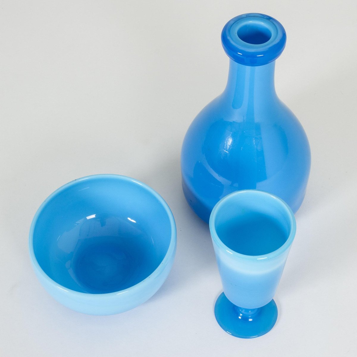 Glass Vessels by Erik Höglund, Set of 3 for sale at Pamono