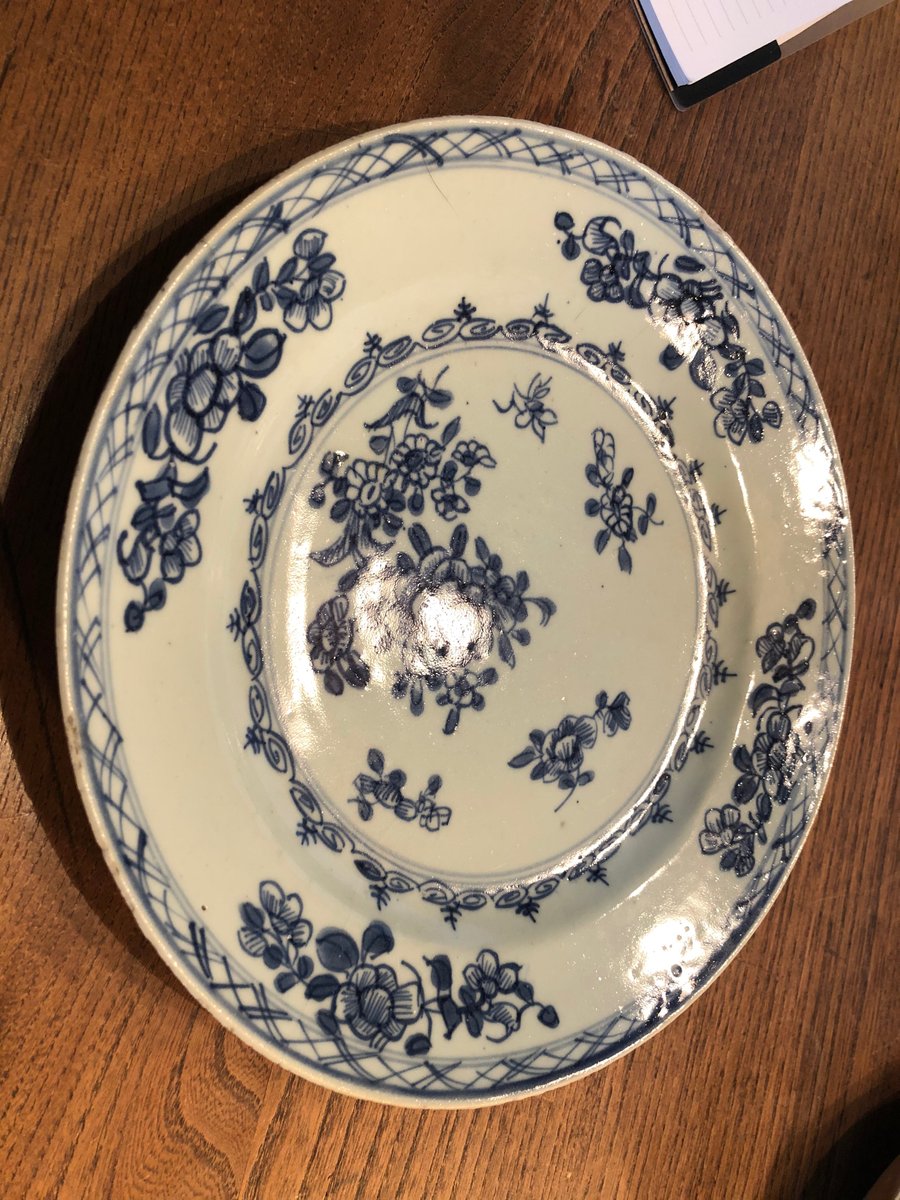 Antique Chinese Porcelain Plate for sale at Pamono