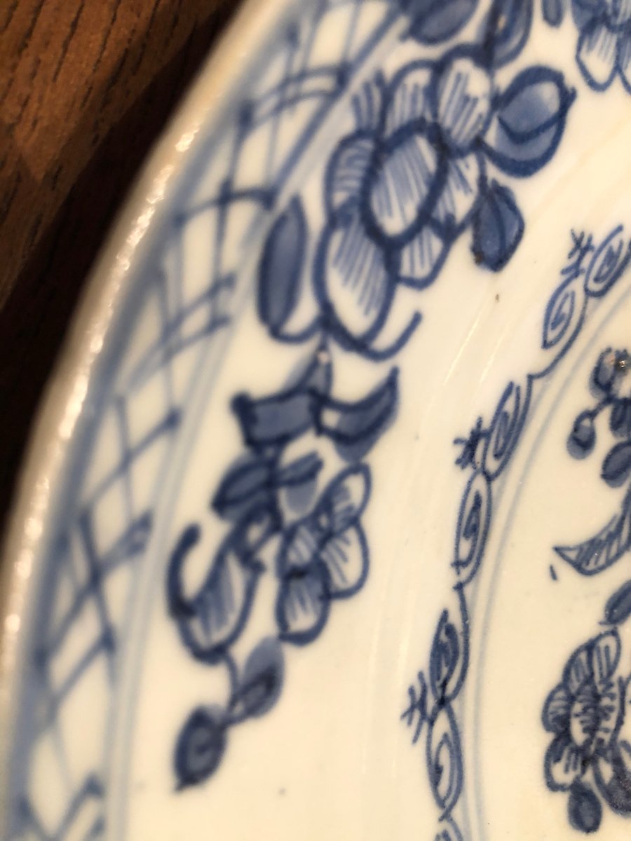 Antique Chinese Porcelain Plate for sale at Pamono