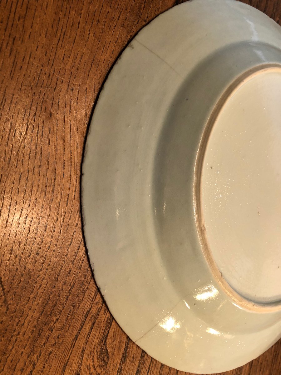 Antique Chinese Porcelain Plate for sale at Pamono