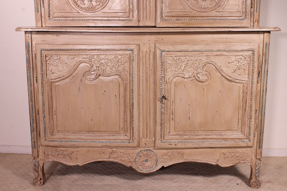 Antique French Polychrome Buffet for sale at Pamono