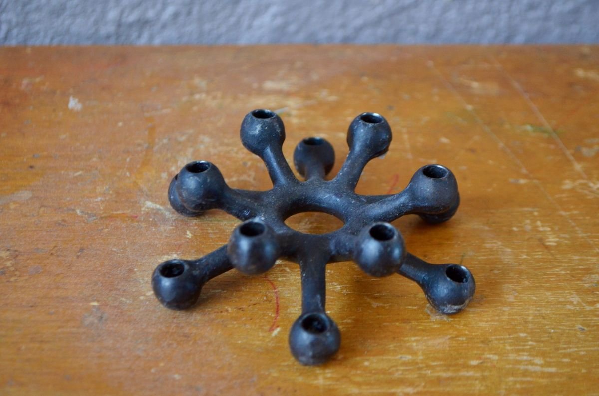 Ensemble de 3 bougeoirs par Jens H. Quistgaard, Dansk design, Danemark