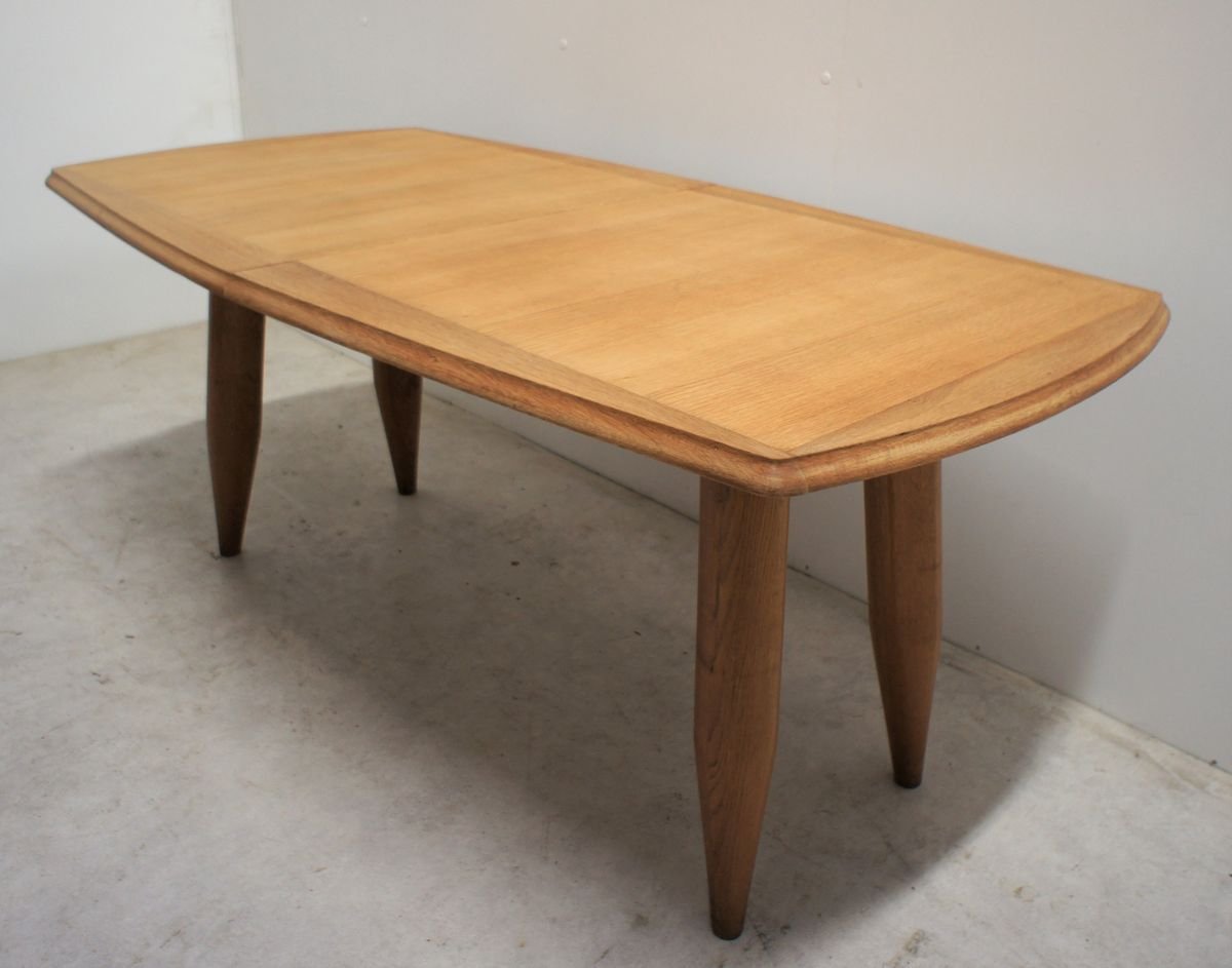 Light Oak Dining Table By Guillerme Et Chambron For Votre Maison 1960s For Sale At Pamono