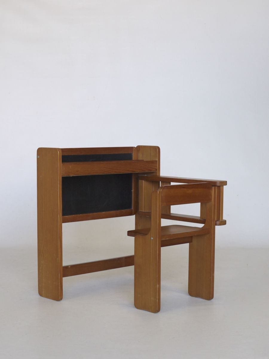 dutch children s metamorphic pine desk 1970s MB-833760