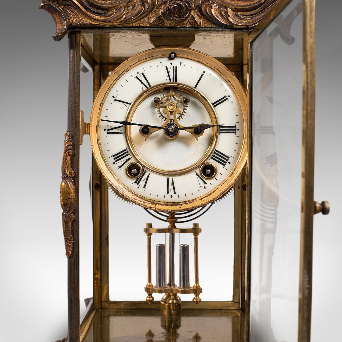 Antique French Mantel Clock, 1900s for sale at Pamono
