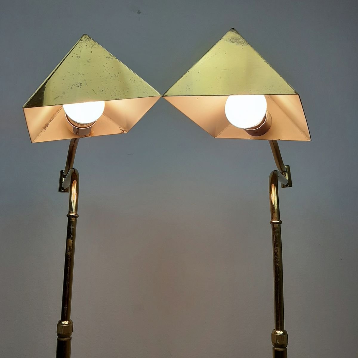 Brass Floor Lamp By Florian Schulz Germany 1970s For Sale At Pamono