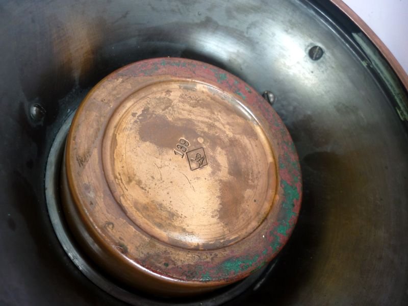 Antique Art Nouveau Teapot on Stand from WMF, Set of 2 for sale at Pamono