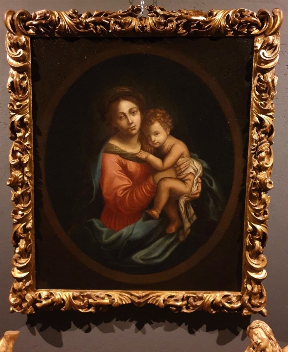 Madonna And Child Oil On Canvas For Sale At Pamono
