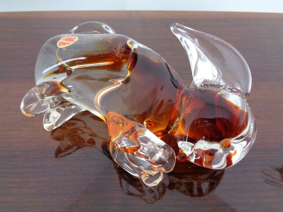 Large Italian Murano Glass Rabbit from Murano, 1960s for sale at Pamono