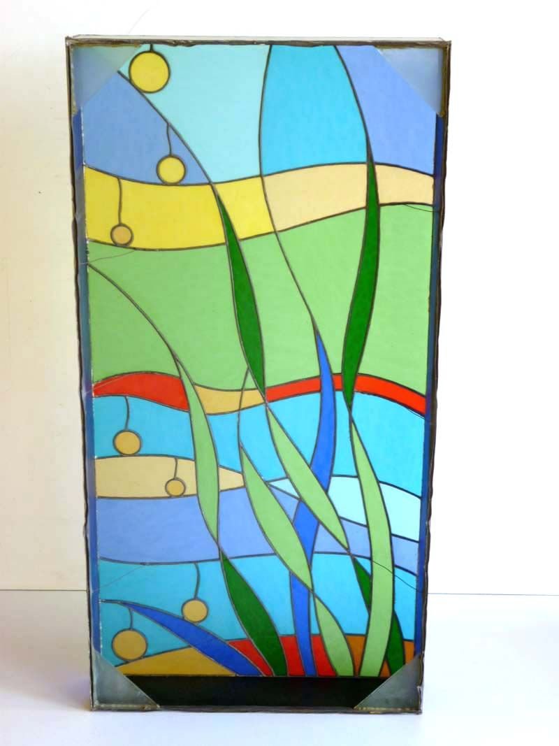 Italian Modernist Stained Glass Art 1960s For Sale At Pamono Italian Modernist Stained Glass Art 1960s For Sale At Pamono