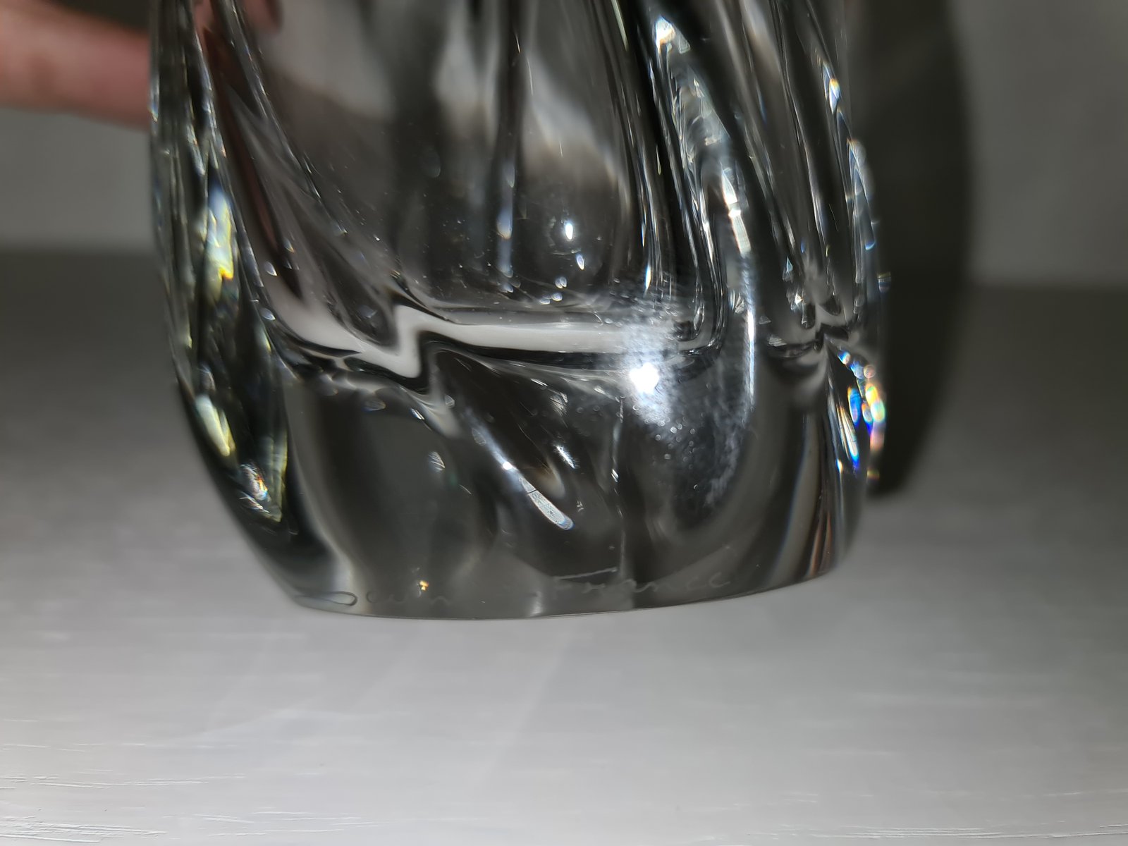 Crystal Vase by Jean Daum for Daum France, 1960s for sale at Pamono