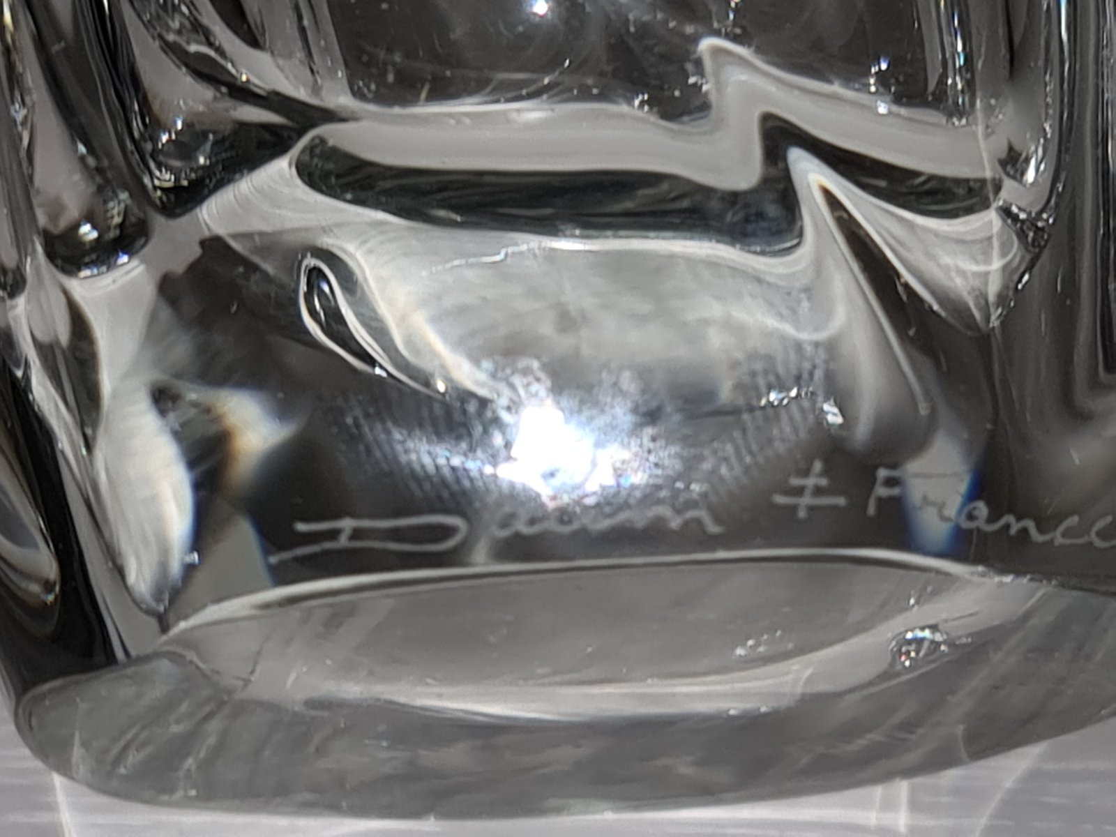 Crystal Vase by Jean Daum for Daum France, 1960s for sale at Pamono