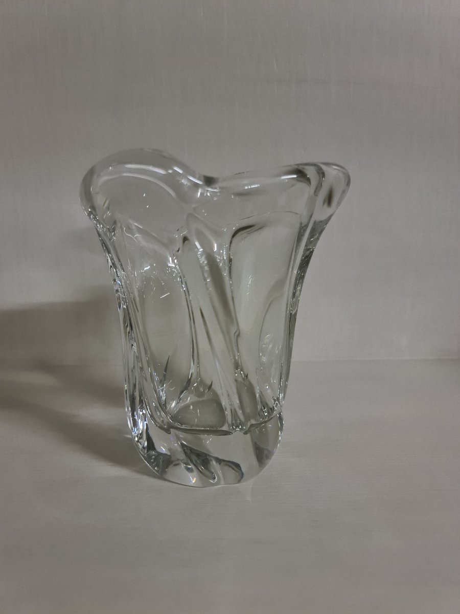 Crystal Vase by Jean Daum for Daum France, 1960s for sale at Pamono