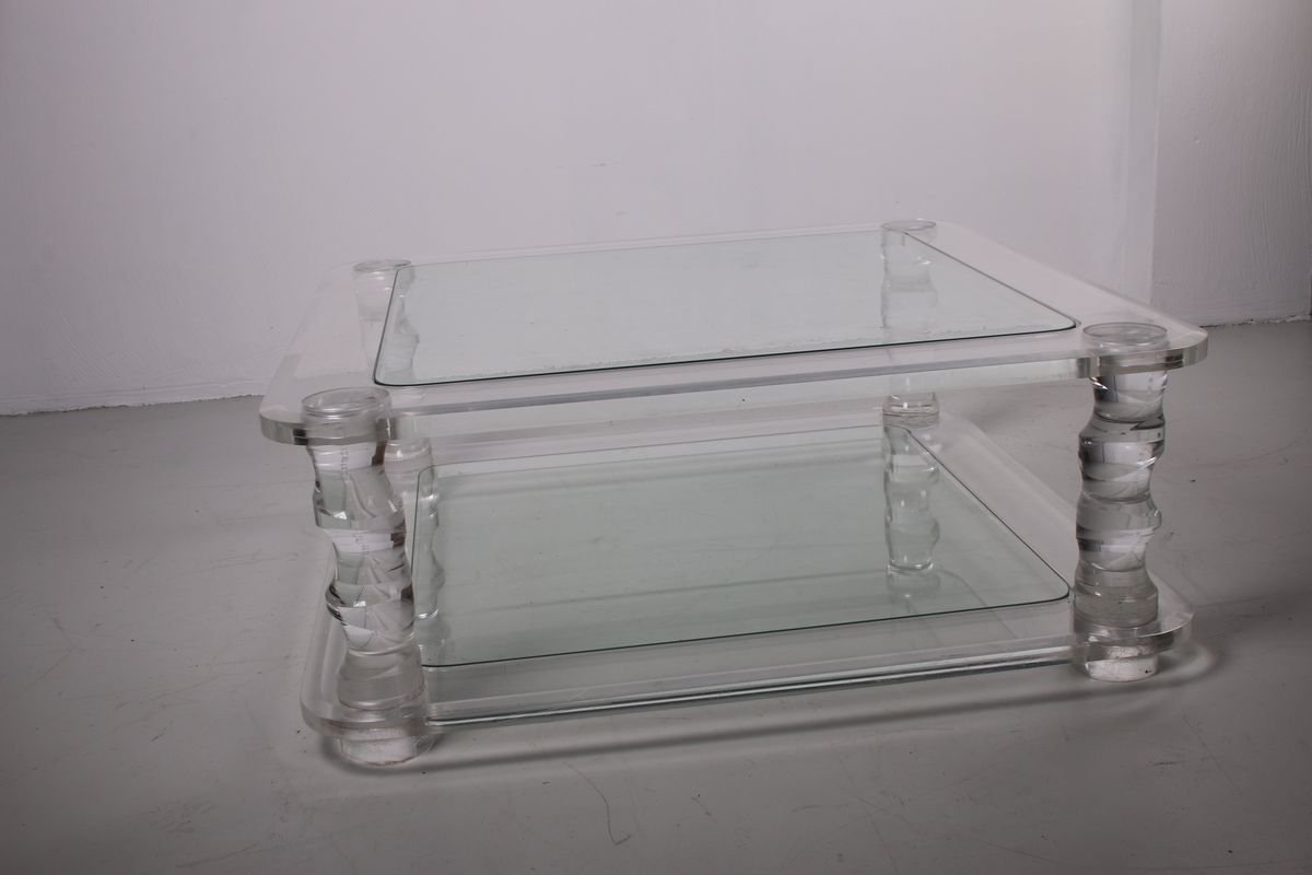Plexiglass Coffee Table By Charles Hollis Jones