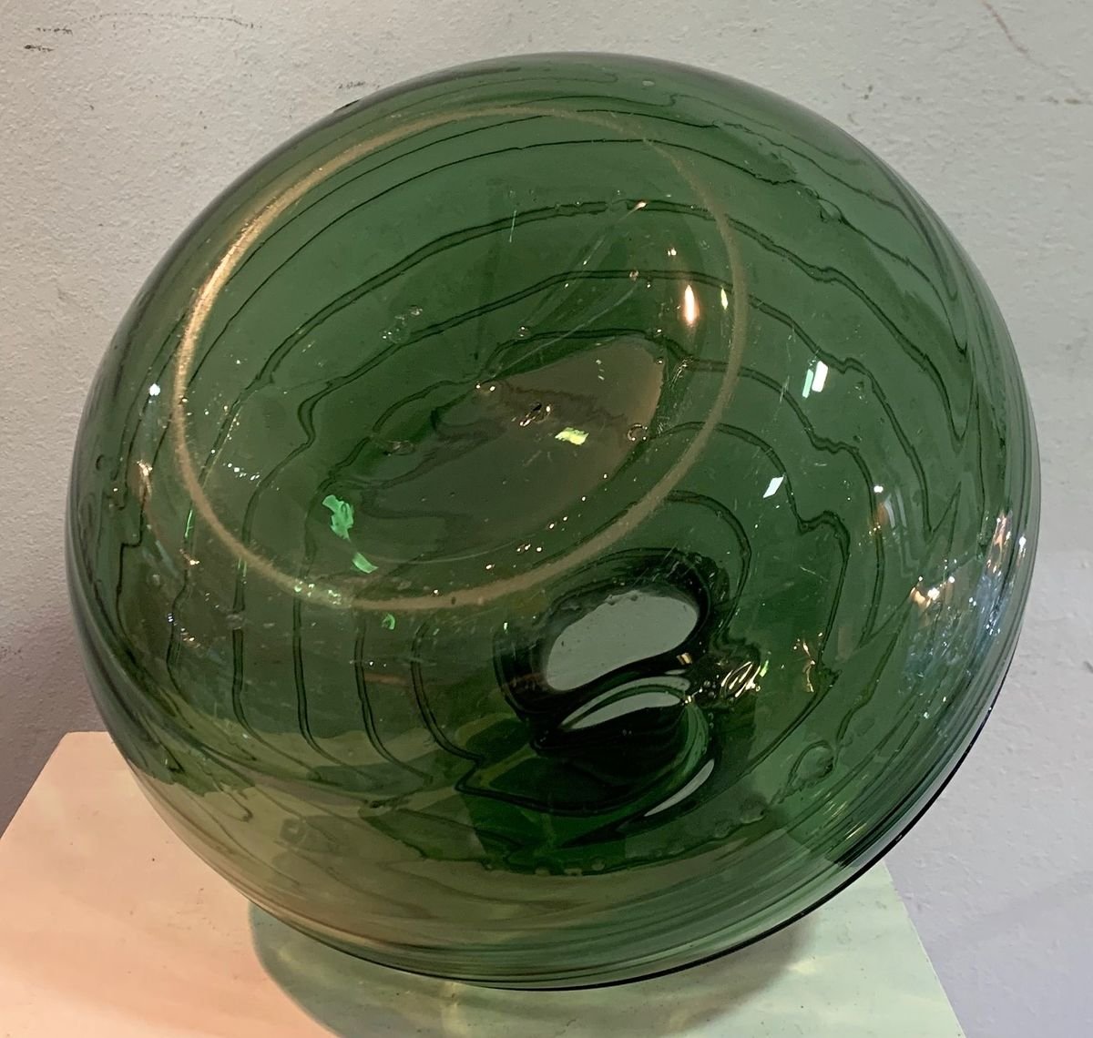 Majorcan Blown Glass Vase from Gordiola, 1970s for sale at Pamono