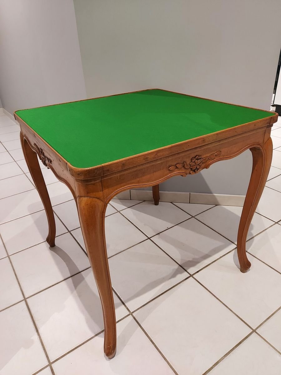 Antique Walnut Game Table