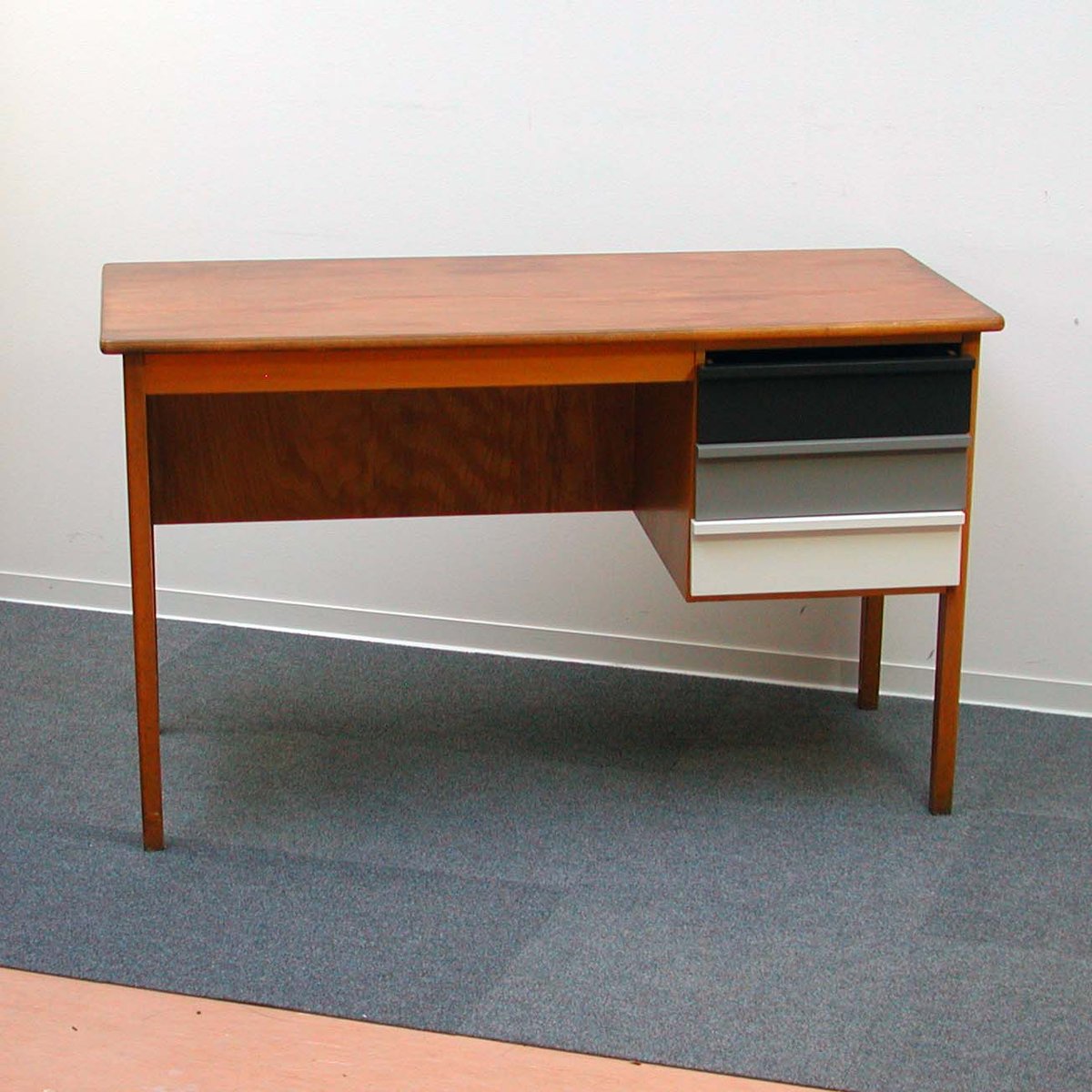 Vintage Wooden Teacher's Desk, 1960s for sale at Pamono