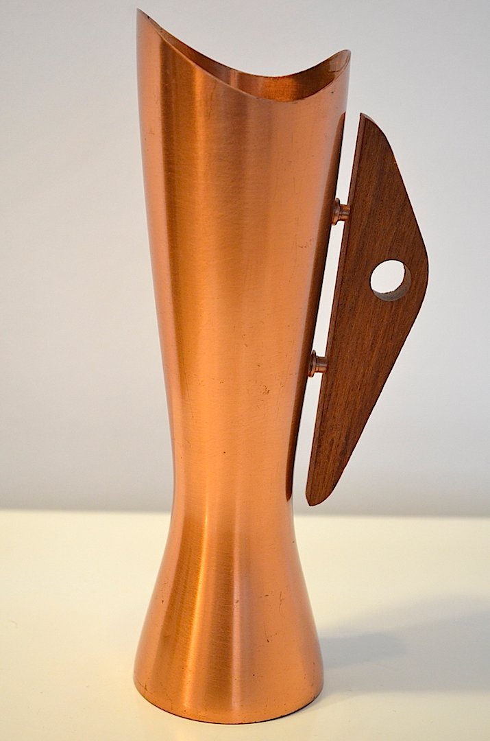 Vintage Copper Vase, 1960s for sale at Pamono