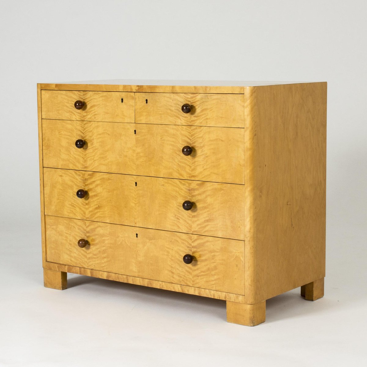 Birch Chest of Drawers by Axel Larsson for sale at Pamono