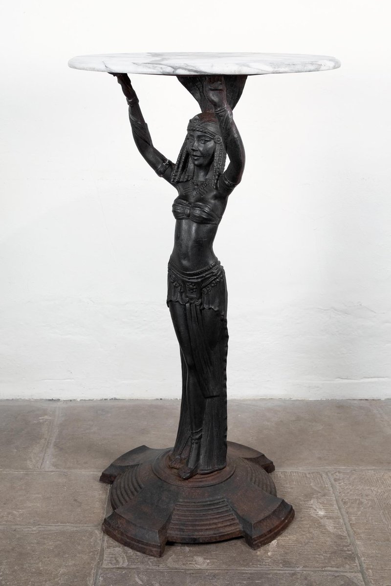 Art Deco Egyptian Revival Table for sale at Pamono