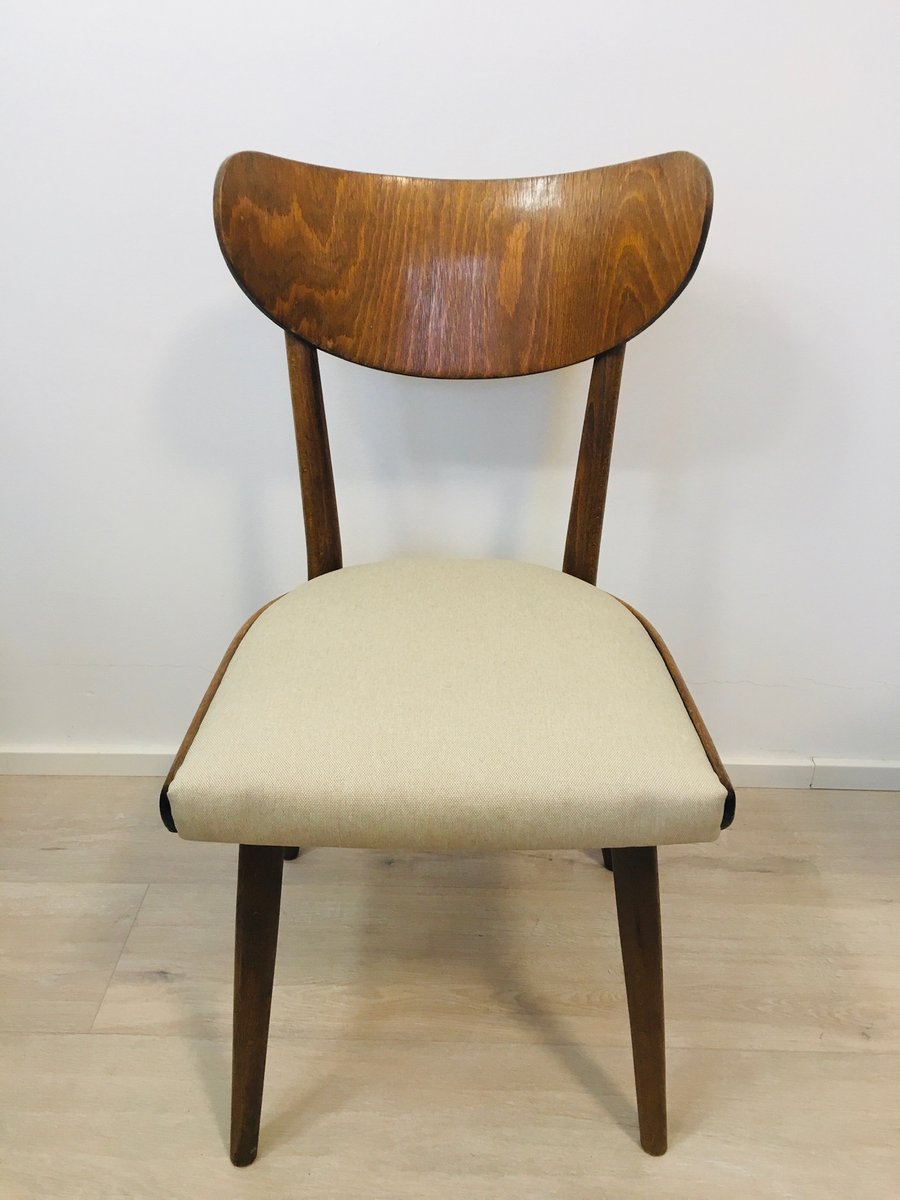 Beigefarbener Stuhl von TON, 1960er bei Pamono kaufen