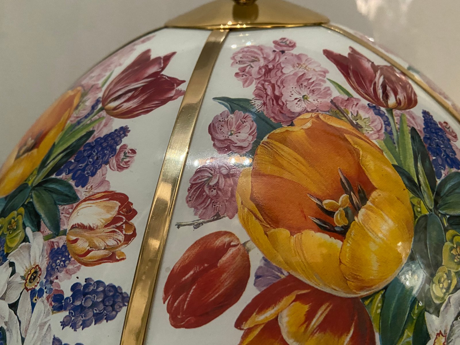 Flower Table Lamp by Ursula Band for The Bradford Exchange, 2000s for sale at Pamono