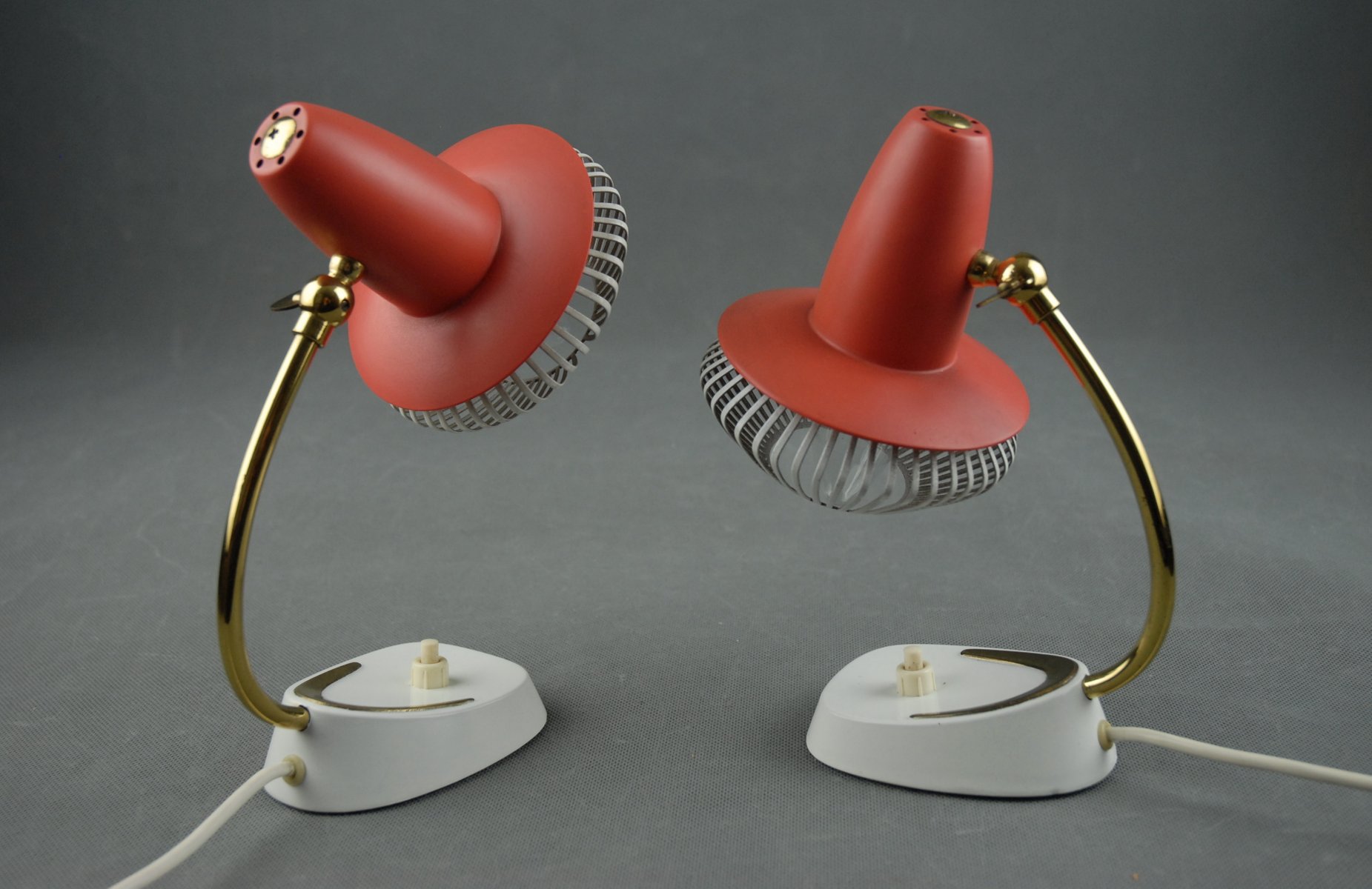 MidCentury German Bedside Table Lamps, Set of 2 for sale at Pamono