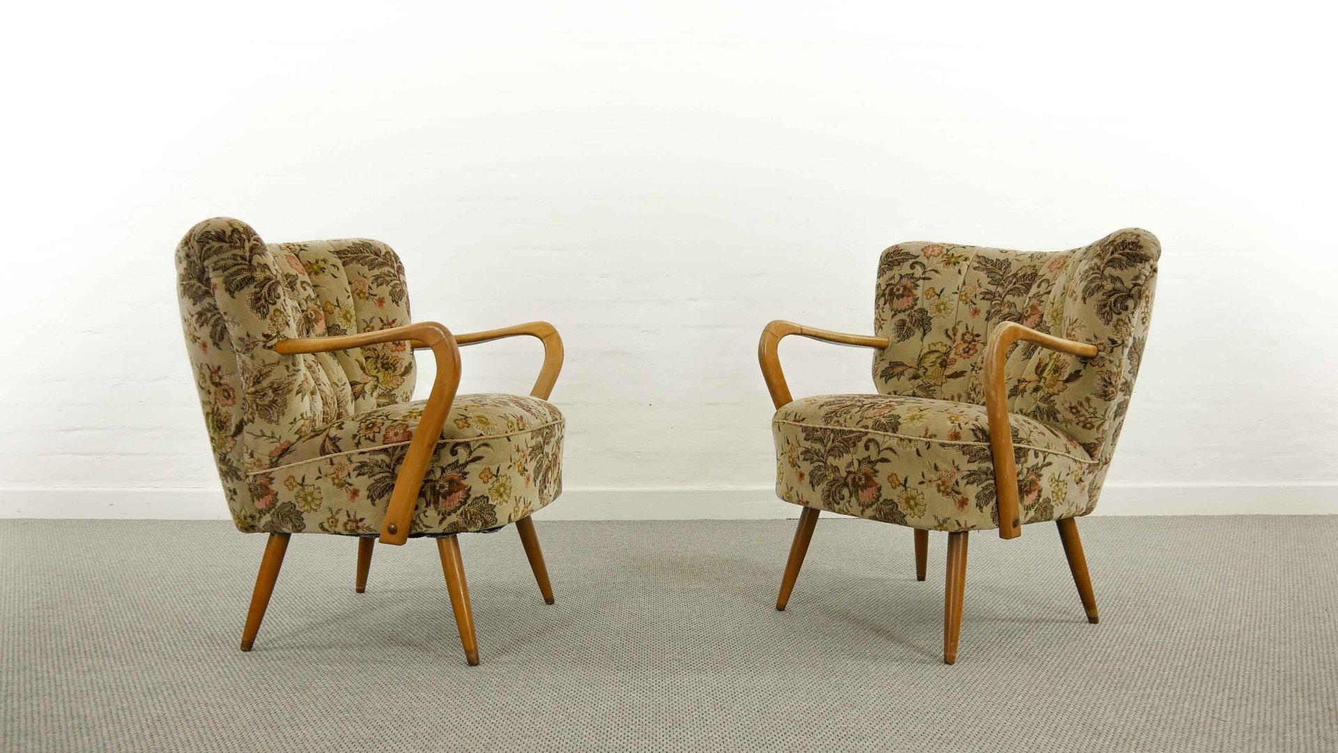Mid Century Club Armchairs Mid Century Club Armchairs