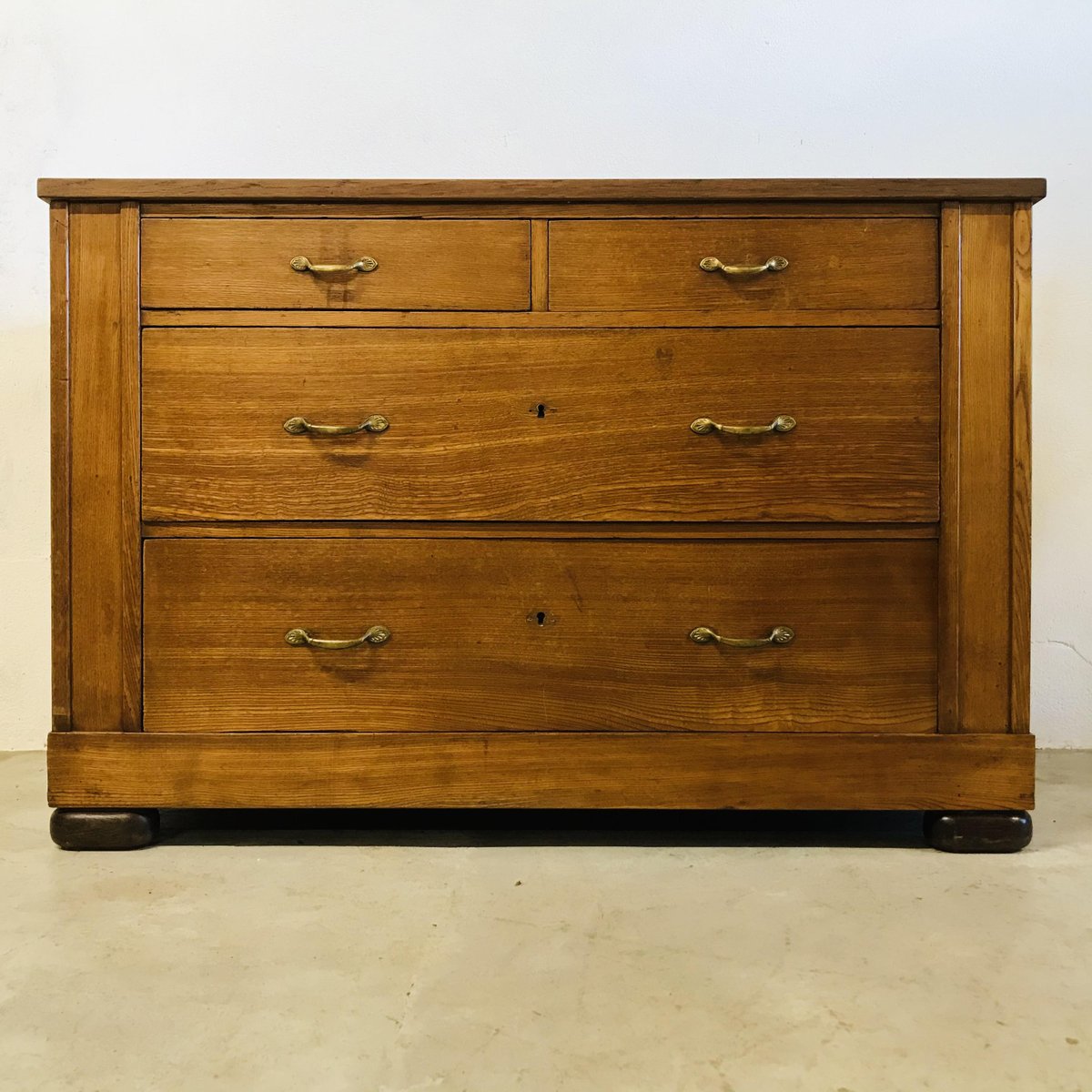 antique oak chest of drawers 1914 LCQ-862712