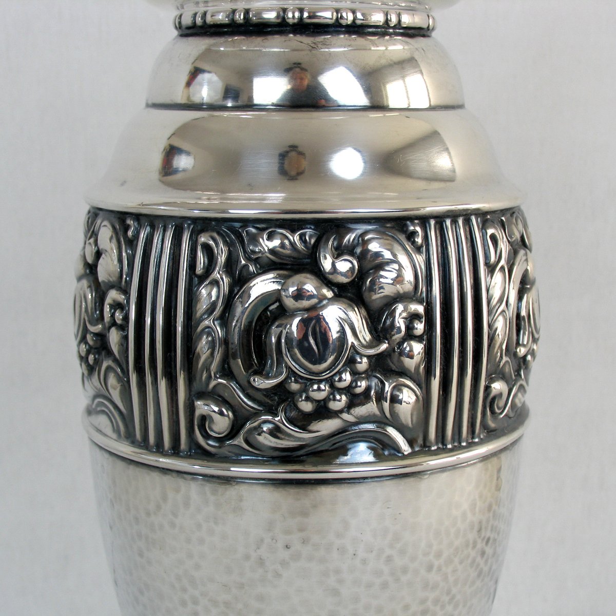 Antique SilverPlated Vase by Carl Cohr, Denmark for sale at Pamono