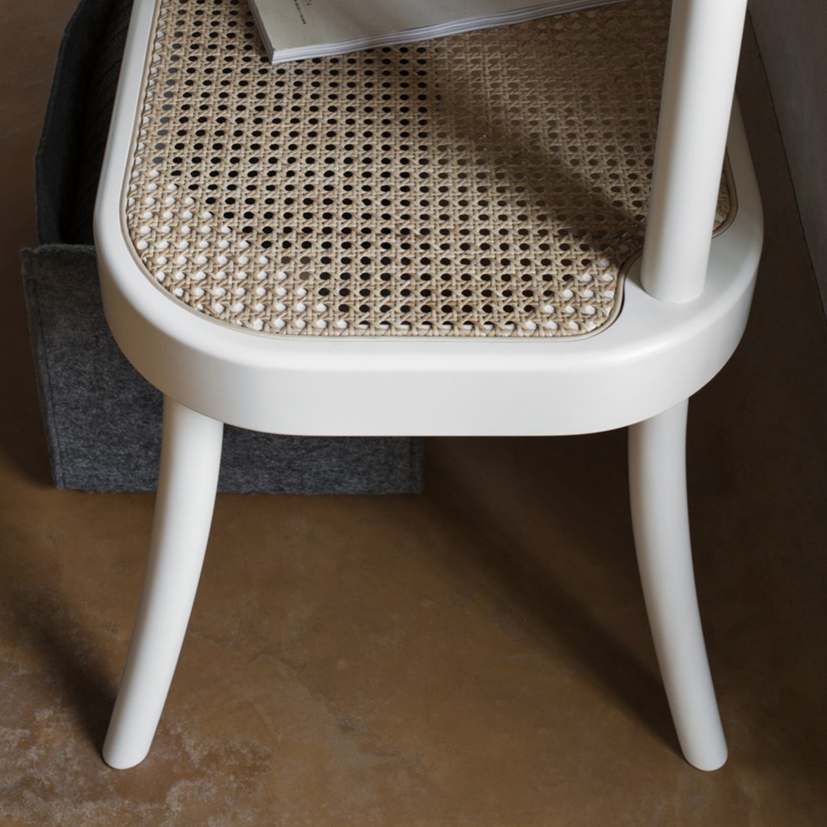 White Coat Rack with Bench for sale at Pamono