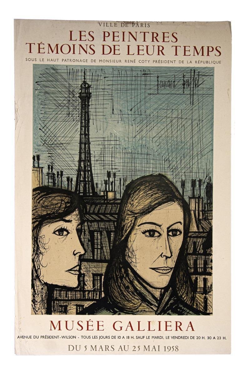 Lot 6 Dessous Verres Bouteilles Vintages Bernard Buffet Paris 1960/1970