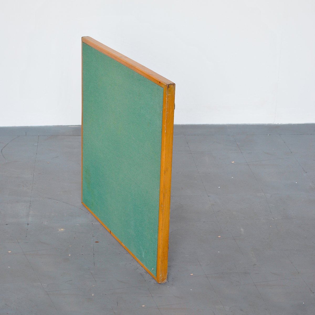 Italian Wood & Fabric Game Table, 1960s for sale at Pamono