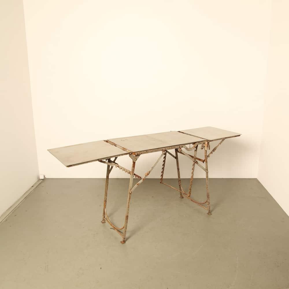 pre war metal folding table JC-873071