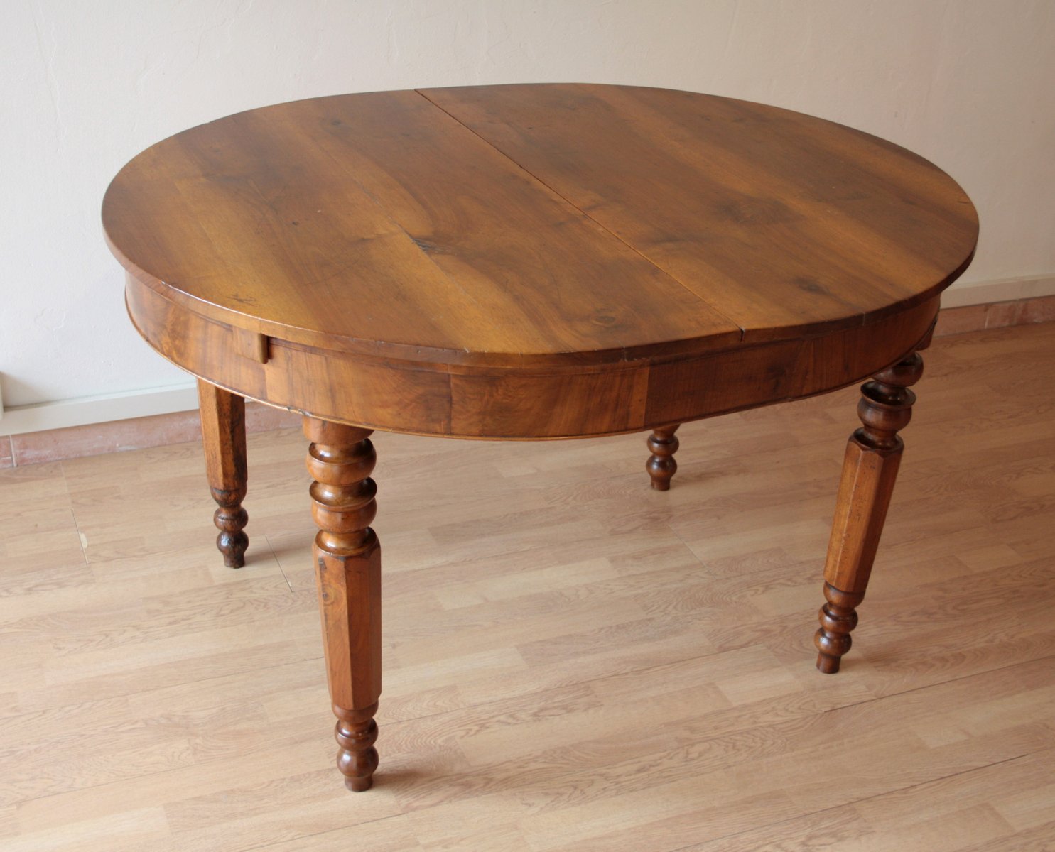 Large Antique Walnut Extendable Dining Table