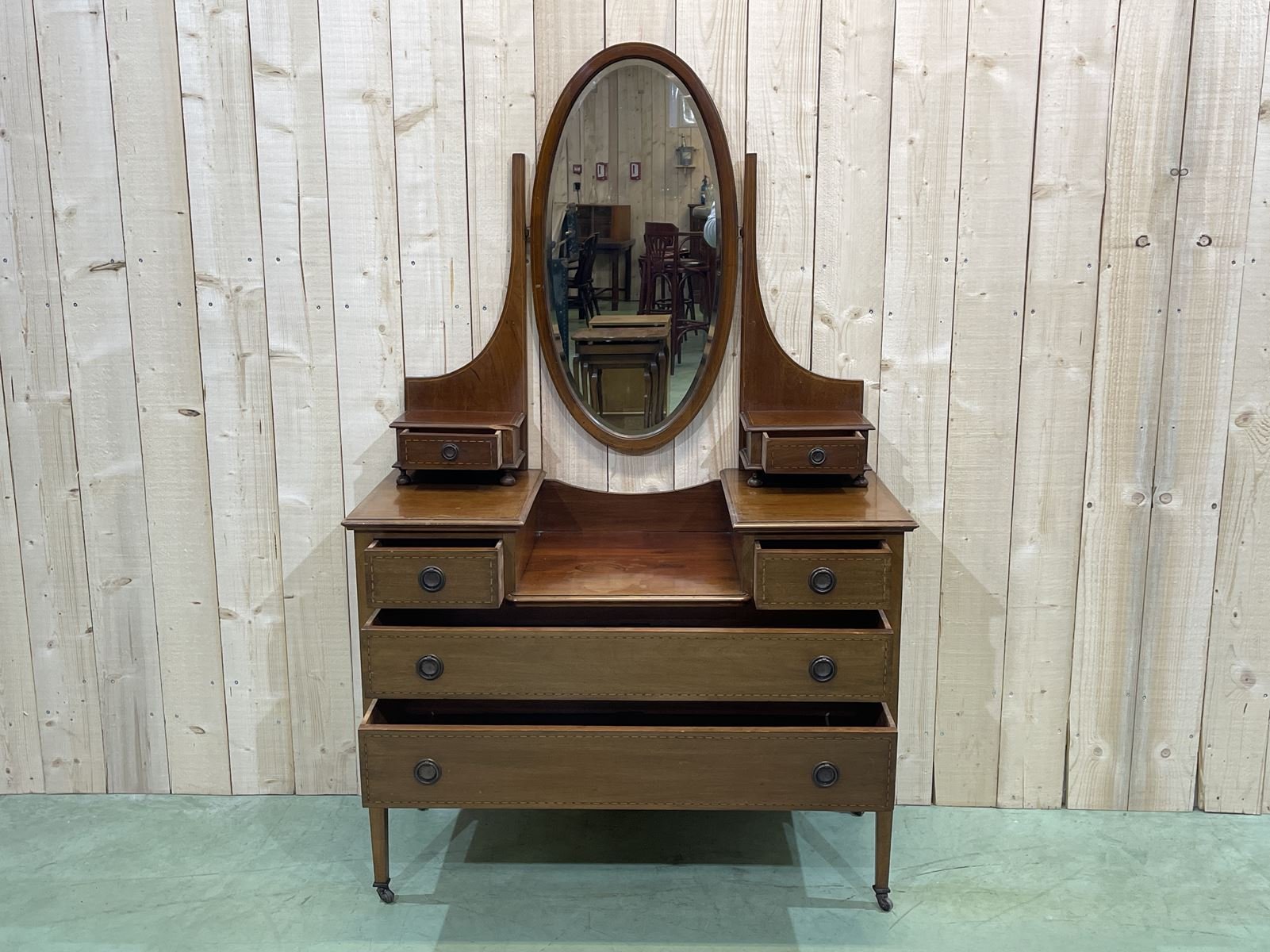 English Mahogany Dressing Table, 1930s for sale at Pamono